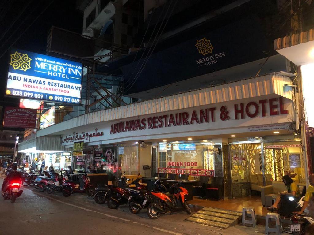 Abunawas Merry Inn At Walking Street Паттайя Экстерьер фото